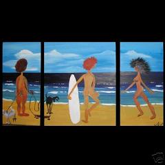 Dafen Oil Painting on canvas seashore -set107